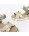 Sandalo Donna con Zeppa NeroGiardini E318737D