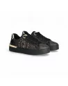Sneakers Donna Liu-jo Silvia 92 BF3041EX191 in Pelle Beige o Marrone Stringata casual con logo in rilievo e logo