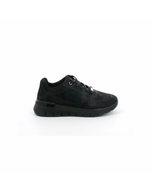 Sneakers Donna Grunland 5589 in Camoscio Blu Nero o Taupe Scarpe riposanti per un confort assoluto.