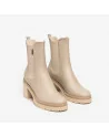 Stivaletti Donna NeroGiardini I309163D in Pelle Nero o Avena modello casual. Autunno Inverno 2023