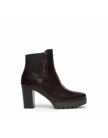Stivaletti Donna NeroGiardini I308970D in Pelle Nero o Cuoio o T.Moro modello casual. Autunno Inverno 2023