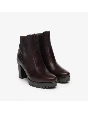 Stivaletti Donna NeroGiardini I308970D in Pelle Nero o Cuoio o T.Moro modello casual. Autunno Inverno 2023