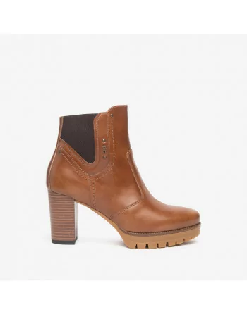Stivaletti Donna NeroGiardini I308970D in Pelle Nero o Cuoio o T.Moro modello casual. Autunno Inverno 2023