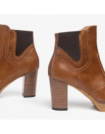 Stivaletti Donna NeroGiardini I308970D in Pelle Nero o Cuoio o T.Moro modello casual. Autunno Inverno 2023