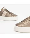 Sneakers Donna NeroGiardini I308412D in Pelle Nero o Brown modello casual. Autunno Inverno 2023