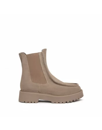 Stivaletti Donna NeroGiardini I308000D in Camoscio Malto o Talpa modello casual. Autunno Inverno 2023