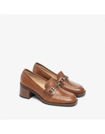 Mocassini Donna NeroGiardini I308180D in Pelle Nero o Cuoio modello casual. Autunno Inverno 2023
