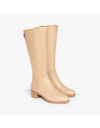 Stivali Donna NeroGiardini I205702D in Pelle Nero o Tortora modello casual. Autunno Inverno 2023