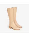Stivali Donna NeroGiardini I205702D in Pelle Nero o Tortora modello casual. Autunno Inverno 2023
