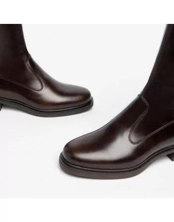 Stivali Donna NeroGiardini I308814D in Pelle Nero T.Moro o Cuoio modello casual. Autunno Inverno 2023