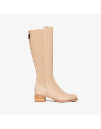 Stivali Donna NeroGiardini I205702D in Pelle Nero o Tortora modello casual. Autunno Inverno 2023
