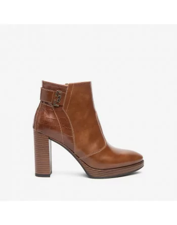 Stivaletti Donna NeroGiardini I308262D in Pelle Nero o Cuoio modello casual. Autunno Inverno 2023