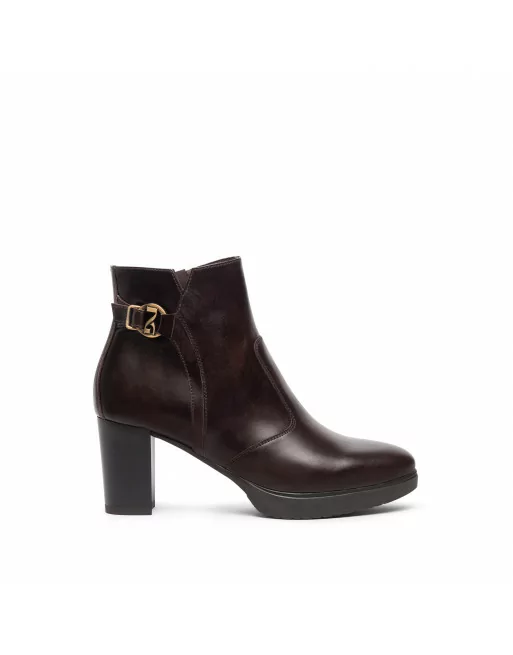 Stivaletti Donna NeroGiardini I308241D in Pelle Nero o Cuoio modello casual. Autunno Inverno 2023