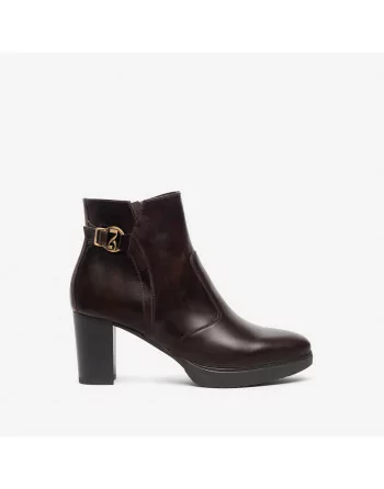 Stivaletti Donna NeroGiardini I308241D in Pelle Nero o Cuoio modello casual. Autunno Inverno 2023