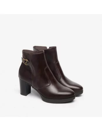 Stivaletti Donna NeroGiardini I308241D in Pelle Nero o Cuoio modello casual. Autunno Inverno 2023