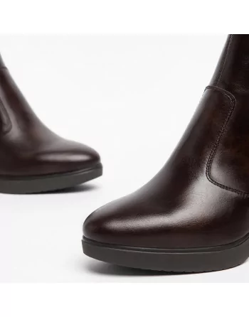 Stivaletti Donna NeroGiardini I308241D in Pelle Nero o Cuoio modello casual. Autunno Inverno 2023