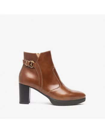 Stivaletti Donna NeroGiardini I308241D in Pelle Nero o Cuoio modello casual. Autunno Inverno 2023