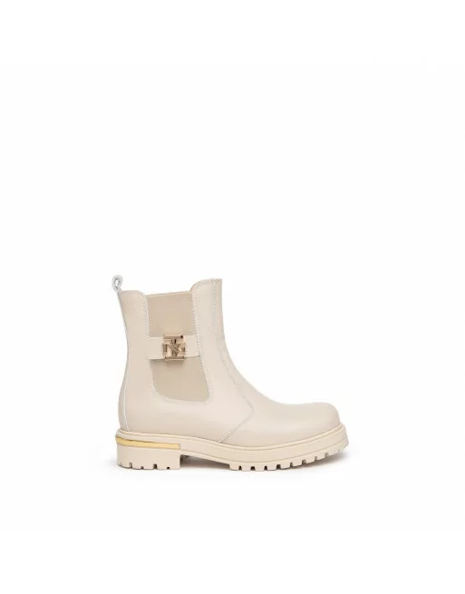 Stivaletti Bambina NeroGiardini I332791F Pelle Nero o Beige modello casual