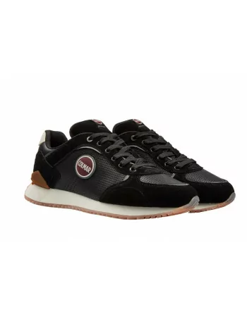 Sneakers Uomo Colmar Travis Plus Drill 2023 in Camoscio Navy o Black modello casual