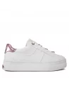Sneakers donna Guess in pelle Bianco con accessori Giella FLJGIEFAL2