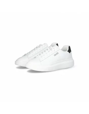 Sneakers Uomo Liu-jo 7B4027PX474 in Pelle Bianco-Blu o Bianco-Nero modello casual