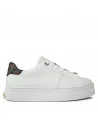 Sneakers donna Guess in pelle Bianco con accessori Giella FLJGIEFAL2