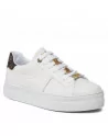 Sneakers donna Guess in pelle Bianco con accessori Giella FLJGIEFAL2