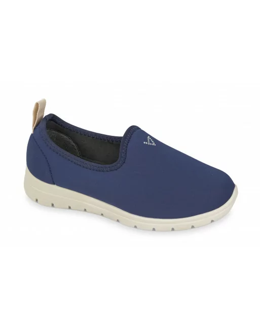 Mocassini Donna Valleverde 25350 in Elastico Beige o Blu o Nero modello casual. Calzature comode Mocassini Donna Valleverde 25350 in Elastico Beige o Blu o Nero modello casual. Calzature comode