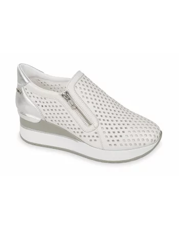 Mocassini Donna Valleverde 36420 in Pelle Bronzo o Ghiaccio modello casual. Calzature comode