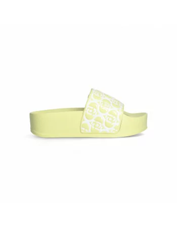 Ciabatta Donna LIU.JO BA4129 con zeppa e fascia logata