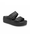 Sandalo Donna Crocs 207431 in Gomma Nero o Latte modello casual.