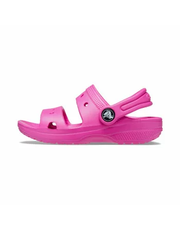 Sandali per bimbi Crocs 207537 in Gomma Fuxia o Navy modello casual