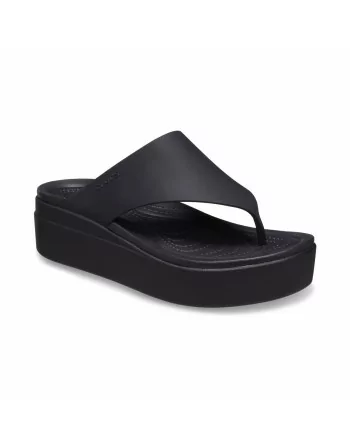 Sandali infradito Donna Crocs 208727 in Gomma Nero o Beige modello casual.