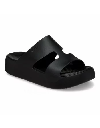 Sandali Donna Crocs 209409 in Gomma Nero o Latte color modello casual