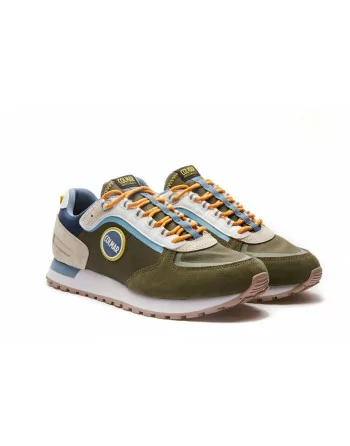 Sneakers Uomo Colmar Travis Expedition in Tessuto Militare modello casual