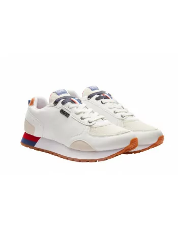 Sneakers Uomo Colmar Travis Key in Tessuto Blu o Bianco modello casual