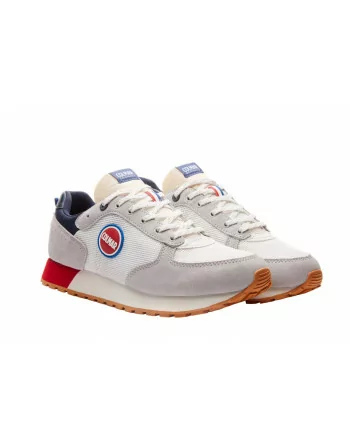 Sneakers Uomo Colmar Travis Originals 2024 in Tessuto Bianco modello casual