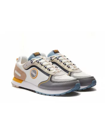 Sneakers Uomo Colmar Travis Vital in Tessuto Bianco modello casual