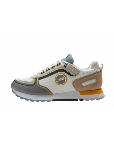 Sneakers Uomo Colmar Travis Vital in Tessuto Bianco modello casual