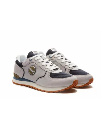 Sneakers Uomo Colmar Travis Block in Tessuto Grigio modello casual