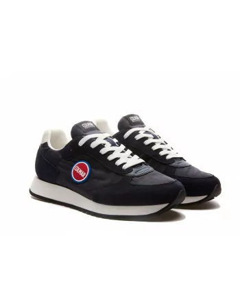 Sneakers Uomo Colmar Travis One in Tessuto Blu o Bianco modello casual