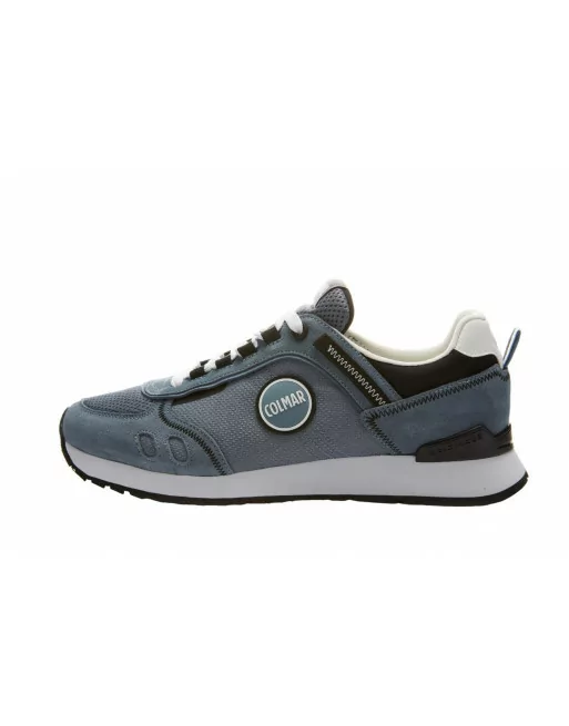 Sneakers Uomo Colmar Travis Sport Bold 24 in Tessuto Royal o Bianco o Jeans modello casual.