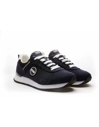 Sneakers Uomo Colmar Travis Sport Bold 24 in Tessuto Royal o Bianco o Jeans modello casual.
