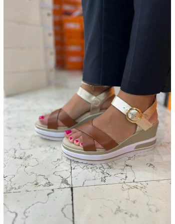 Sandali Donna Cinzia Soft in Pelle Bianco SV619849