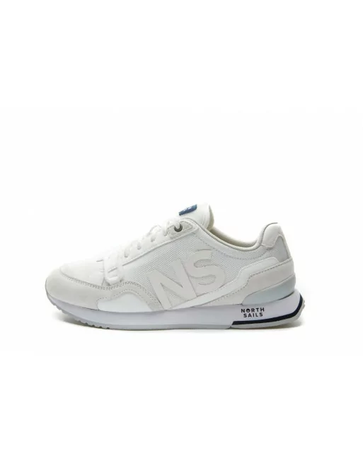 Sneakers Uomo North Sails Hitch Logo 24 in Tessuto Bianco modello casual.