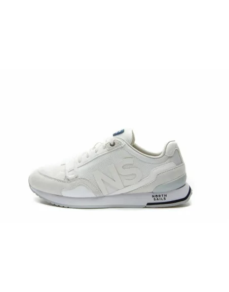 Sneakers Uomo North Sails Hitch Logo 24 in Tessuto Bianco modello casual.