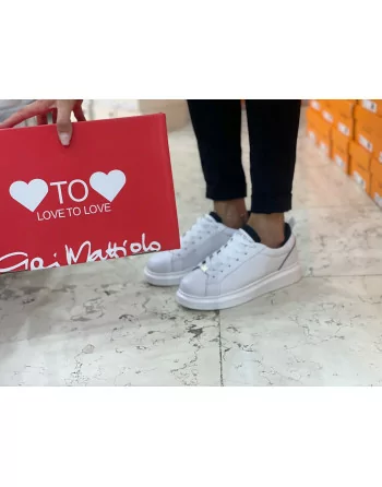 Sneakers Donna in Pelle Love To Love Gai Mattiolo