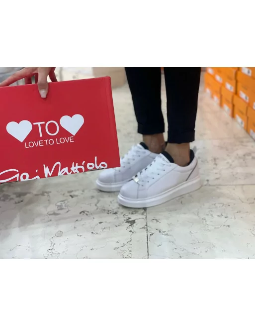 Sneakers Donna in Pelle Love To Love Gai Mattiolo