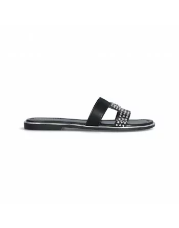 Ciabatta Donna Liu-jo 4A4711EX246 in Pelle White o Black modello casual