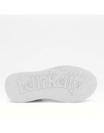 Sneakers Bambina Lelli Kelly LKAA4400A00 in Pelle Bianco modello Gioiello